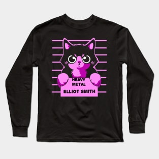 Elliot Smith cats Long Sleeve T-Shirt